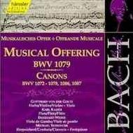 J S Bach - Musical Offering, Canons | Haenssler Classic 92133