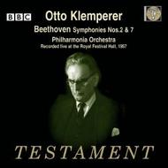 Klemperer - Beethoven Symphonies 2 & 7 | Testament SBT1406