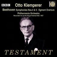 Klemperer - Beethoven Symphonies 4 & 5 | Testament SBT1407