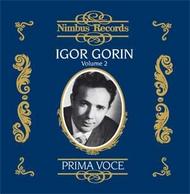 Igor Gorin Volume 2 | Nimbus - Prima Voce NI7951