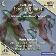 Schubert - Trout Quintet, Trockne Blumen, Notturno | Pentatone PTC5186334