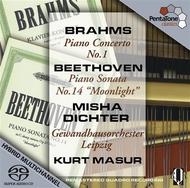 Brahms - Piano Concerto / Beethoven - Moonlight Sonata | Pentatone PTC5186124