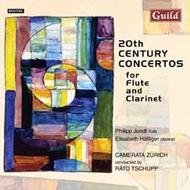 20th Century Concertos for Flute and Clarinet | Guild GMCD7250