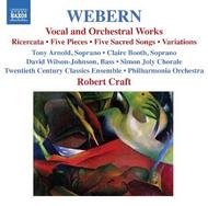Webern - Vocal and Orchestral Works | Naxos 8557531
