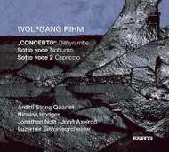 Wolfgang Rihm - Concerto Dithyrambe etc | Kairos KAI0012952