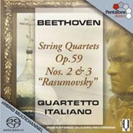 Beethoven - String Quartets op.59/2 & 3 Rasumovsky | Pentatone PTC5186176