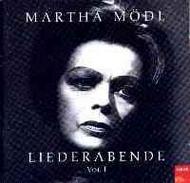 Martha Modl - Liederabende Vol.1 | Gebhardt JGCD0001