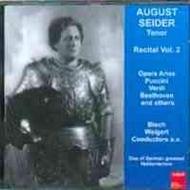 August Seider: Opera Arias Recital vol.2 (recorded 1930-43) | Gebhardt JGCD0041