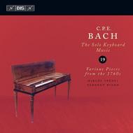 CPE Bach - Solo Keyboard Music Vol.19 | BIS BISCD1493