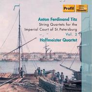 Titz - String Quartets for the Imperial Court of St. Petersburg Vol.2 | Haenssler Profil PH09046