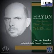 Haydn - Symphonies Nos 31, 72 & 73 | Exton OVCL376