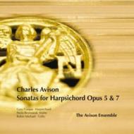 Avison - Sonatas for Harpsichord Op.5 & Op.7 | Divine Art DDA21215