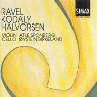 Ravel / Kodaly / Halvorsen - Duets for Violin & Cello | Simax PSC1104