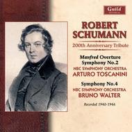 Schumann - Symphonies No.2 & No.4, Manfred Overture | Guild - Historical GHCD2362