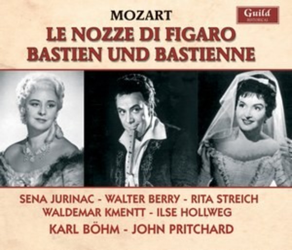 Mozart - Le Nozze di Figaro, Bastien und Bastienne | Guild - Historical GHCD23737475
