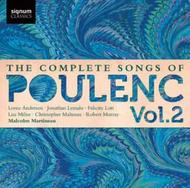 Poulenc - Complete Songs Vol.2: Malcolm Martineau | Signum SIGCD263