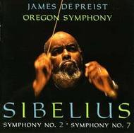 Sibelius - Symphonies Nos 2 & 7 | Delos DE3334