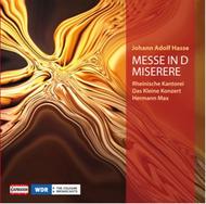 Hasse - Mass in D, Miserere | Capriccio C5125