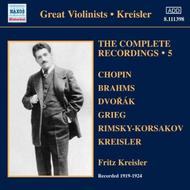 Fritz Kreisler: Complete Recordings Vol.5 | Naxos - Historical 8111398