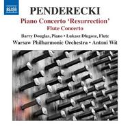 Penderecki - Piano Concerto �Resurrection�, Flute Concerto | Naxos 8572696