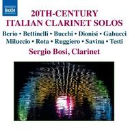 20th Century Italian Clarinet Solos | Naxos 8573090