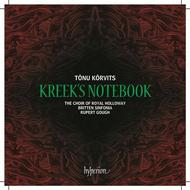 Tonu Korvits - Kreeks Notebook | Hyperion CDA67968