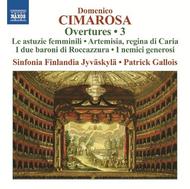 Cimarosa - Overtures Vol.3 | Naxos 8572734