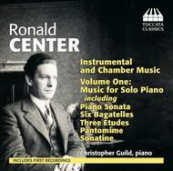 Ronald Center - Instrumental and Chamber Music Vol.1: Solo Piano | Toccata Classics TOCC0179