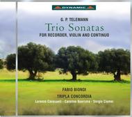 Telemann - Trio Sonatas for Recorder, Violin and Continuo | Dynamic CDS7667