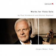 Hindemith / Gunter Raphael - Works for Viola Solo