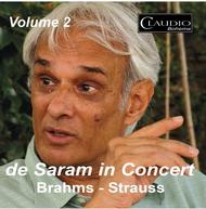 de Saram in Concert Vol.2 | Claudio Records CB60052