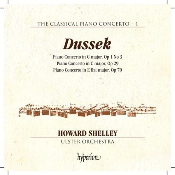 The Classical Piano Concerto Vol.1 Dussek | Hyperion - Classical Piano Concertos CDA68027