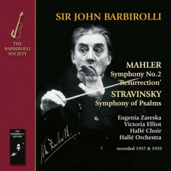 Mahler - Symphony No.2 / Stravinsky - Symphony of Psalms | Barbirolli Society SJB107879