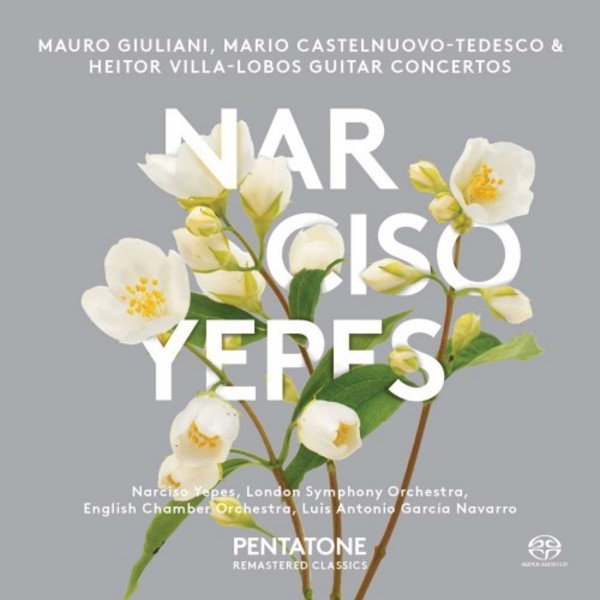 Giuliani / Castelnuovo-Tedesco / Villa-Lobos - Guitar Concertos | Pentatone PTC5186202