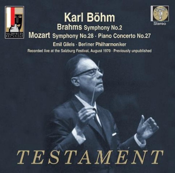 Karl Bohm conducts Brahms and Mozart | Testament SBT21499
