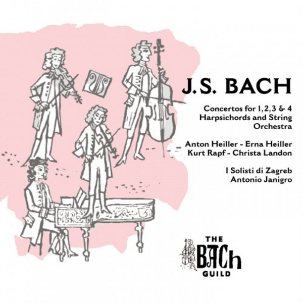 J S Bach - Concertos for 1, 2, 3 & 4 Harpsichords | Vanguard 9201045