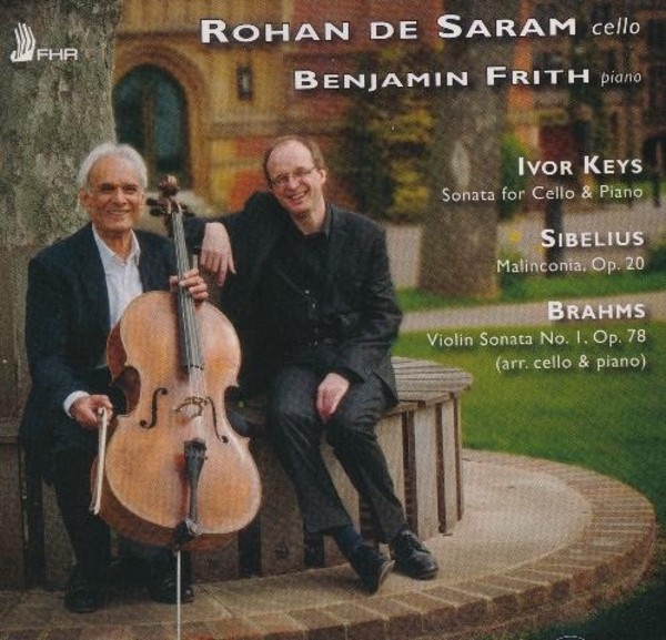 Keys / Sibelius / Brahms - Works for Cello and Piano | First Hand Records FHR034