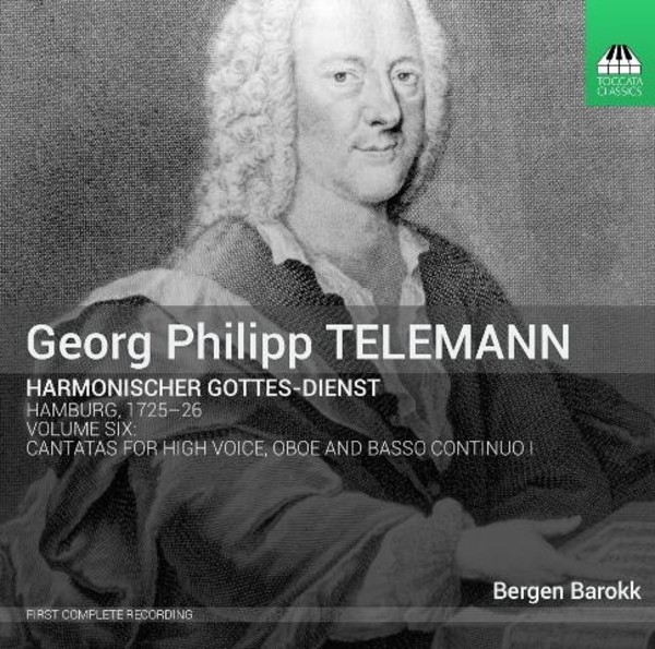 Telemann - Harmonischer Gottes-Dienst Vol.6: Seven Cantatas | Toccata Classics TOCC0180