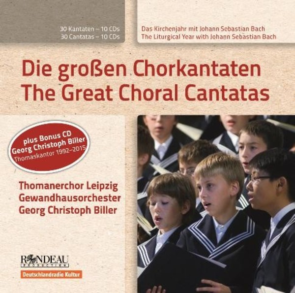 J S Bach - The Great Choral Cantatas | Rondeau ROP4046
