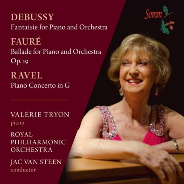 Debussy / Faure / Ravel - Works for Piano and Orchestra | Somm SOMMCD258