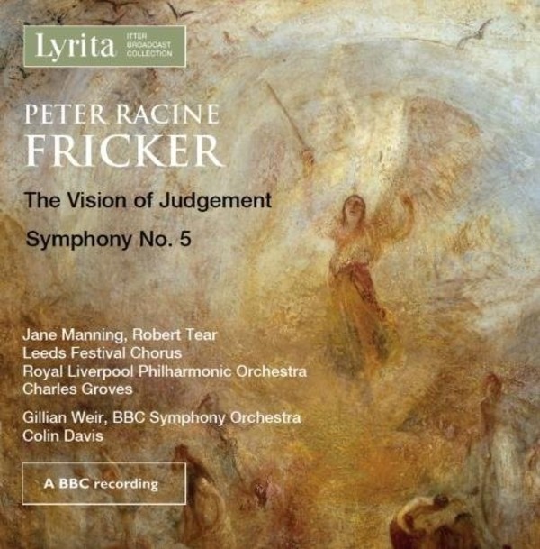 Fricker - The Vision of Judgement, Symphony no.5 | Lyrita REAM1124