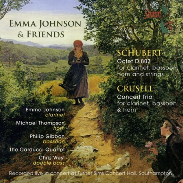 Emma Johnson & Friends: Schubert - Octet; Crusell - Concert Trio | Somm SOMMCD0156