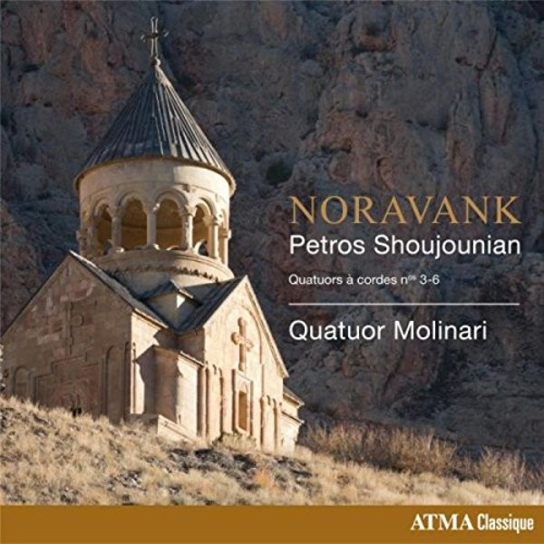 Noravank: String Quartets 1-4 by Petros Shoujounian | Atma Classique ACD22737