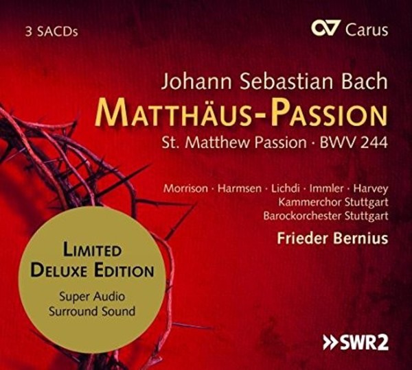 JS Bach - St Matthew Passion (SACD) | Carus CAR83286