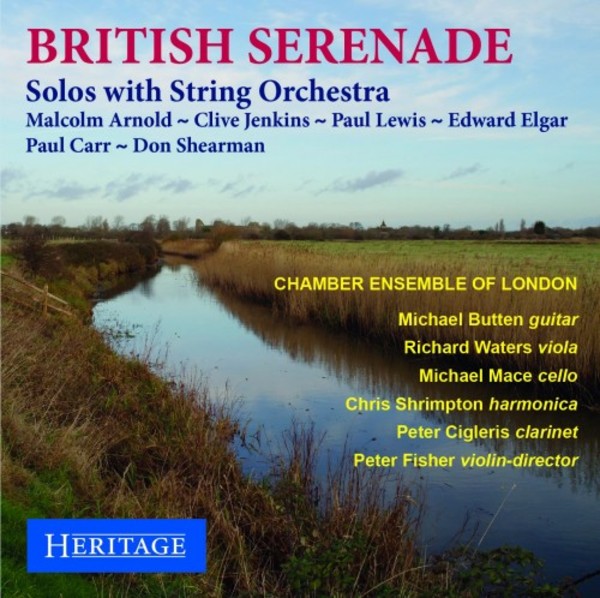 British Serenade - Solos with String Orchestra | Heritage HTGCD204