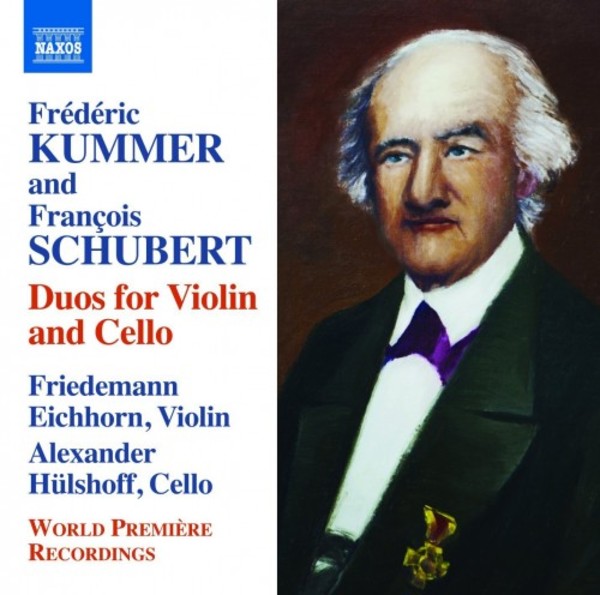 Frederic Kummer & Francois Schubert - Duos for Violin & Cello | Naxos 8573000