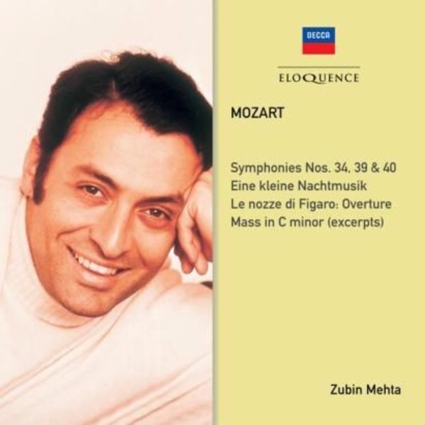 Mozart - Symphonies 34, 39 and 40, Eine kleine Nachtmusik
