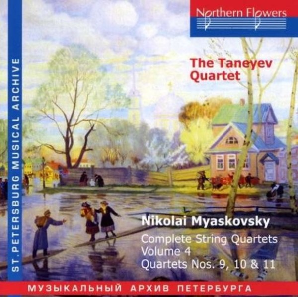 Myaskovsky - Complete String Quartets Vol.4 | Northern Flowers NFPMA9953