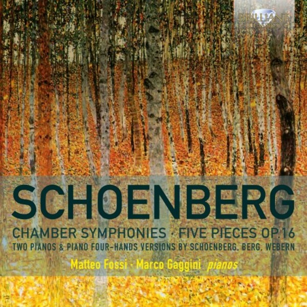 Schoenberg - Chamber Symphonies, Five Pieces op.16 (arr. for piano duet) | Brilliant Classics 94957