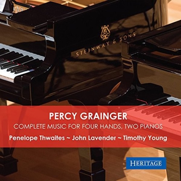 Grainger - Complete Music for Four Hands, Two Pianos | Heritage HTGCD403
